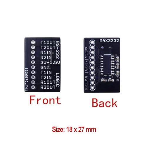 Treedix 2pcs Mini RS232 to TTL MAX3232 Convert Adapter Board Transceiver Breakout Board 3v-5v - Image 2