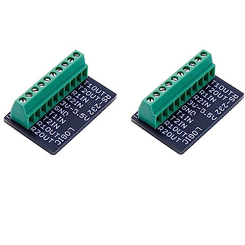 Treedix 2pcs Mini RS232 to TTL MAX3232 Convert Adapter Board Transceiver Breakout Board 3v-5v - Image 1