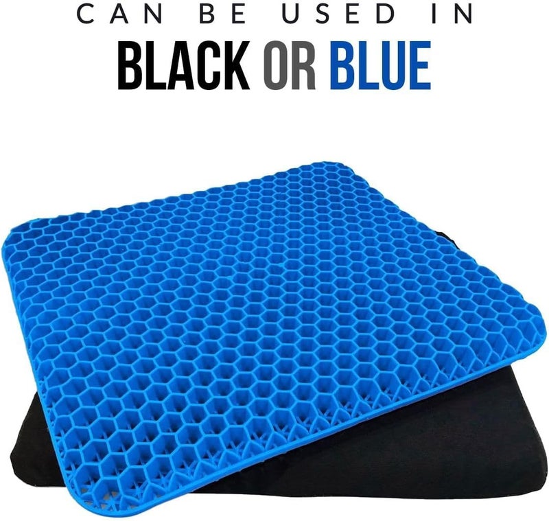 Bulfyss Medical-Grade Gel Seat Cushion, SmartGRID Ortho Pro Seat Cushion, Double-Sided | Office Chair, Car Or Home | Reduces Lower Back, Spine, Hip Pain | Posture Correction - Image 2