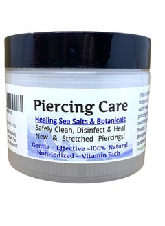 Urban ReLeaf Urban ReLeaf Piercing Care - Healing Sea Salt & Botanical Aftercare - Safely Clean & Heal New & Stretched Piercings - 1 (3 Ounce)  - Image 1