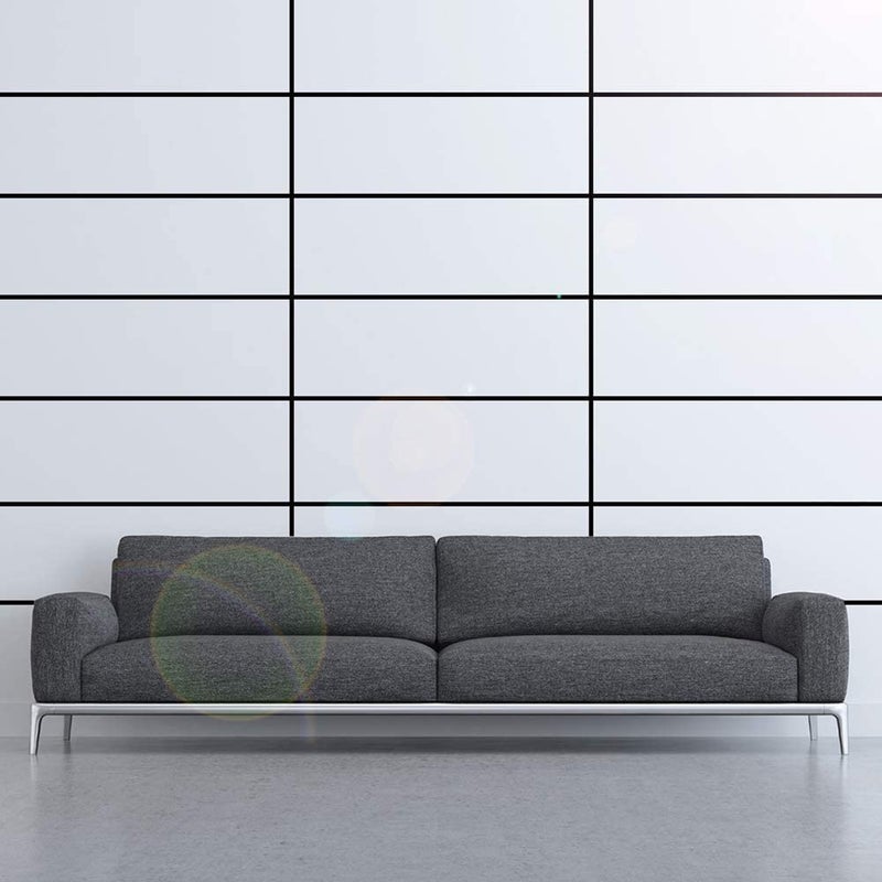 OLAFUR 50 Meters Black Tape, Home Floor Wallpaper Waterproof Tiles, Tile gap Tiles Stickers for Floor Sticker Tape For Scrapbooking or Birthday Decoration Tape (Black) - Image 3