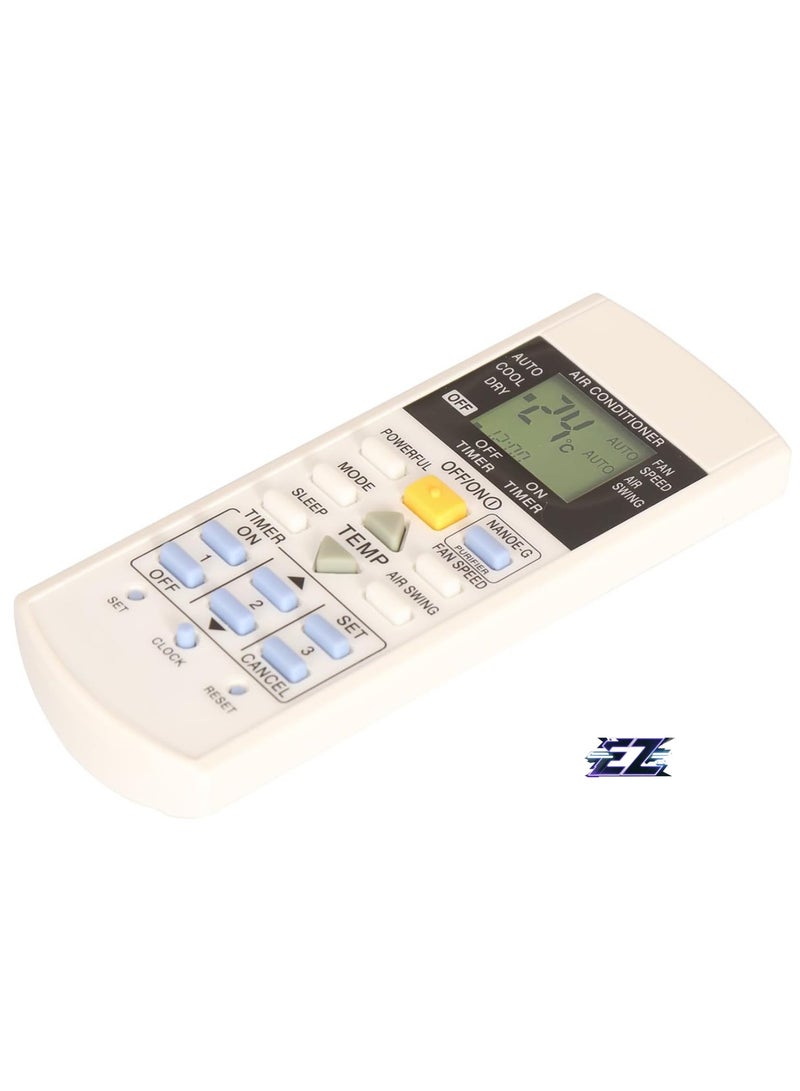 ELTRAZONE جهاز تحكم عن بُعد متوافق مع مكيف الهواء باناسونيك سبليت مع وظيفة نانو جي (AC-29D) مع بطارية - Image 2
