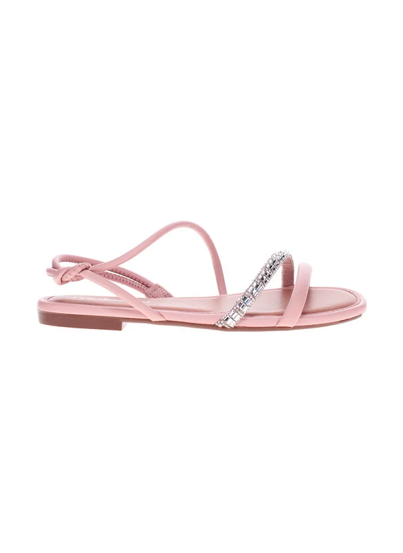 MOLECA Moleca Ladies Flat Sandals Pink | Made In Brazil