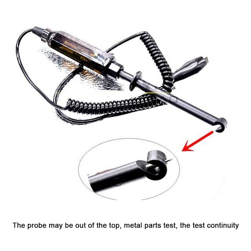 Automobile Hook Type Electric Measuring Pen Car Test Pen 6.0V / 12.0V / 24V Low Voltage Circuit Test Pen Car Battery Test Pencil Batteries Detection Tool - Image 4