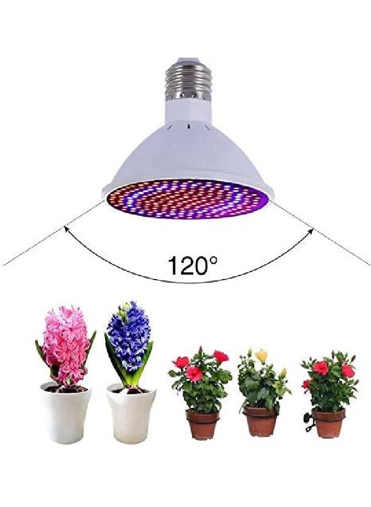دوبكارت 200 LED النبات ينمو ضوء E27 AC85-265V مصباح النبات LED الطيف الكامل تنمو المصابيح المائية - Image 5