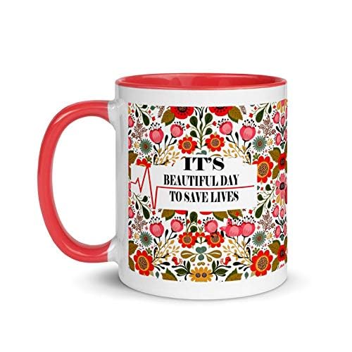 TAJNAN Ceramic Coffee Mug for Doctors with Medical Theme Design | It’s a Beautiful Day to Save Lives | Printed Tea Cup for Clinic Office | Gift for Doctors Nurses Medical Students - Image 5