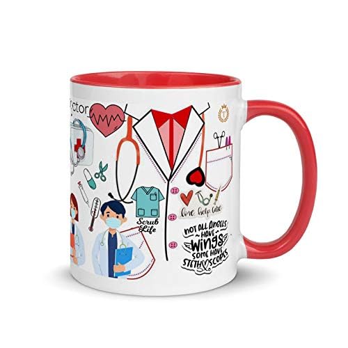 TAJNAN Ceramic Coffee Mug for Doctors with Medical Theme Design | It’s a Beautiful Day to Save Lives | Printed Tea Cup for Clinic Office | Gift for Doctors Nurses Medical Students - Image 3
