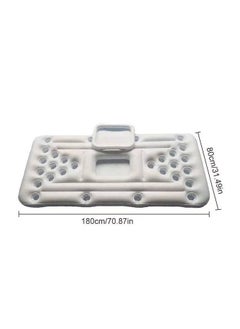 Inflatable swimming pool table pool bed