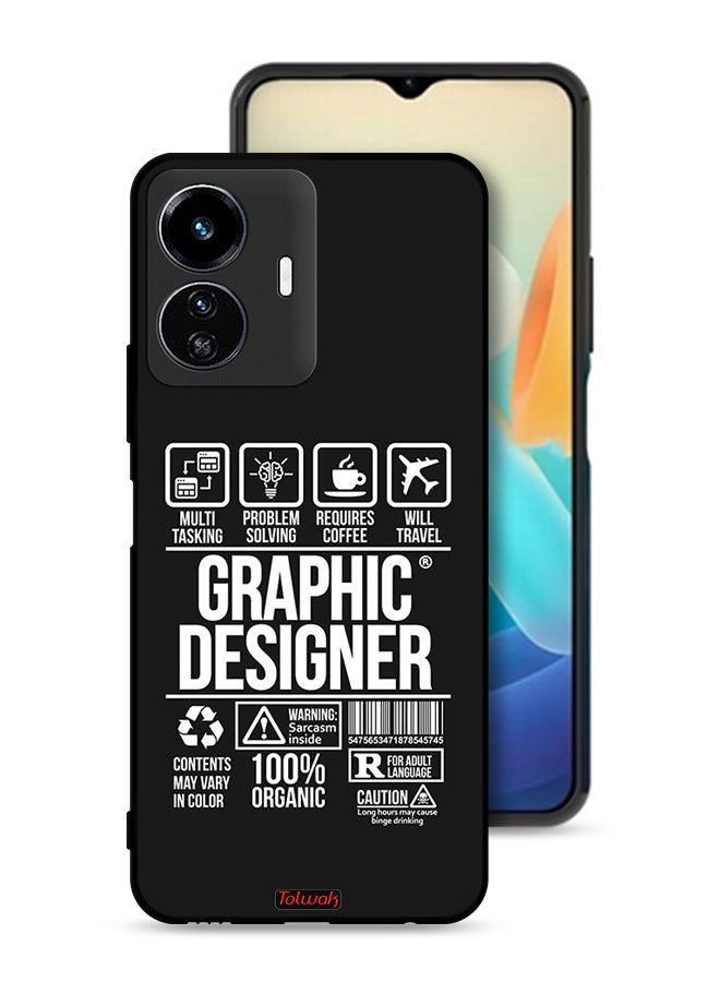 Tolwak Vivo Y77 5G Protective Case Cover Graphic Designer Sticker - Image 1