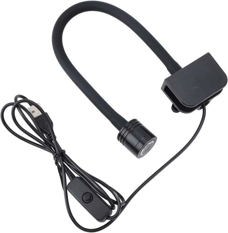 Aramox Aquarium Light, LED Fish Tank Light with Adjustable Angle and USB Power Supply, for 36 Gallon Frameless Aquariums with Glass Thickness up to 10mm (Warm) - Image 5