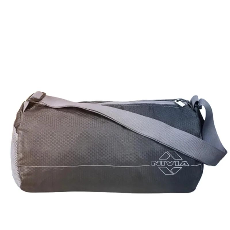 نيفيا Nivia Polyester Gym Bag - Grey