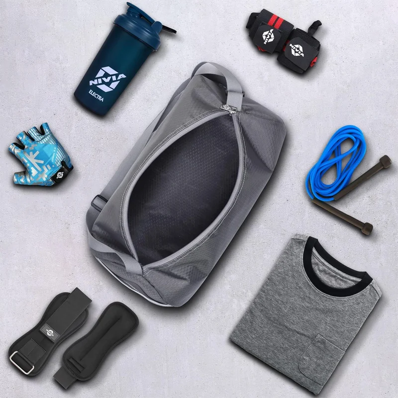 Nivia  Nivia Polyester Gym Bag - Grey  | Best Price UAE