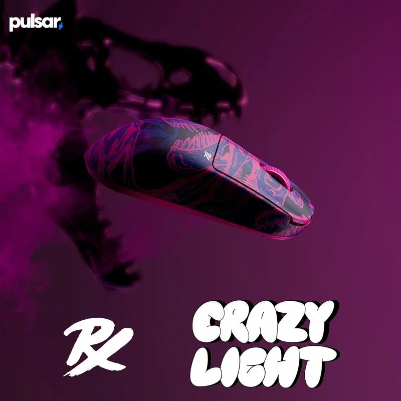 بولسار ماوس Pulsar X2 CrazyLight X2CL Dual Mode Wireless Gaming Mouse, 8000Hz Polling Rate, XS-1 Sensor, Lightweight, for PC - Image 3