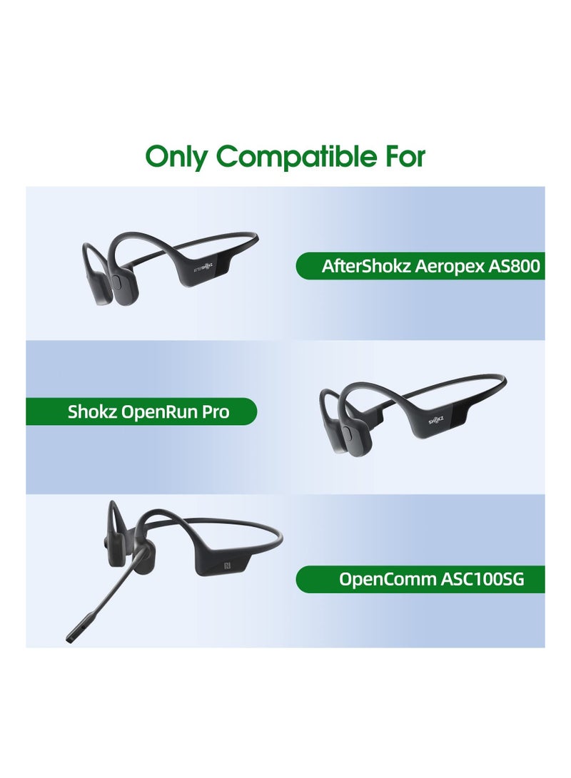 2Pack Replacement Charging Cable for AfterShokz Aeropex AS800 & Shokz OpenRun Pro & OpenRun & OpenRun Mini & OpenComm, Magnetic USB Charger Cord for AfterShokz Aeropex Bone Conduction Headphones