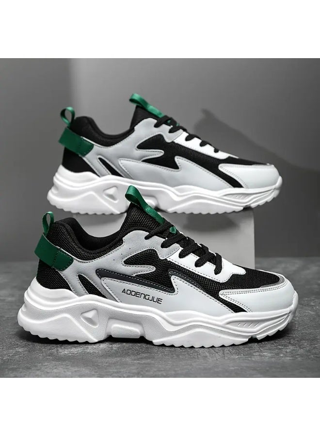 PowerMax Men's Lightweight Casual Sneakers – Trendy Letter Print Design with Comfortable EVA Sole - Image 2