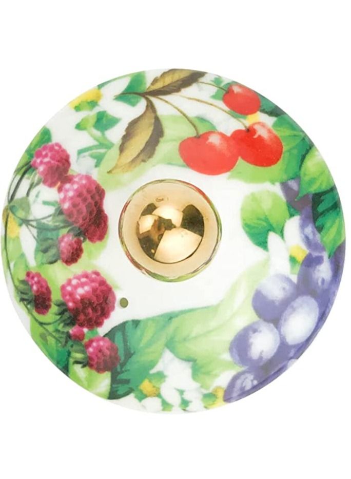 Tealand Dishwasher Safe Serving Fruits Teapot W/Gold Rim With Removable Lid Beverage Server ware (0.6L) - Image 2