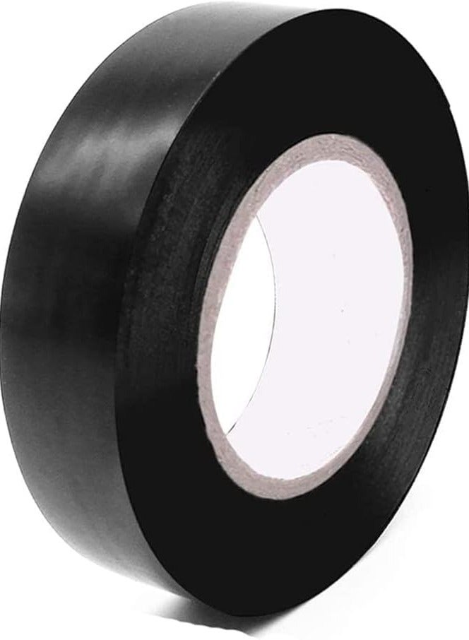 شريط لحام للعزل الكهربائي من بلاستيك PVC، لفة واحدة مقاس 18 ملم × 20 متر عدد 1 اسود - Image 1