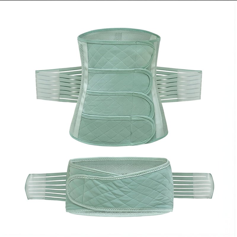 Universal Fit M Postpartum Belly Band 94-120 Lbs Vaginal C Section 2 Piece - Image 1