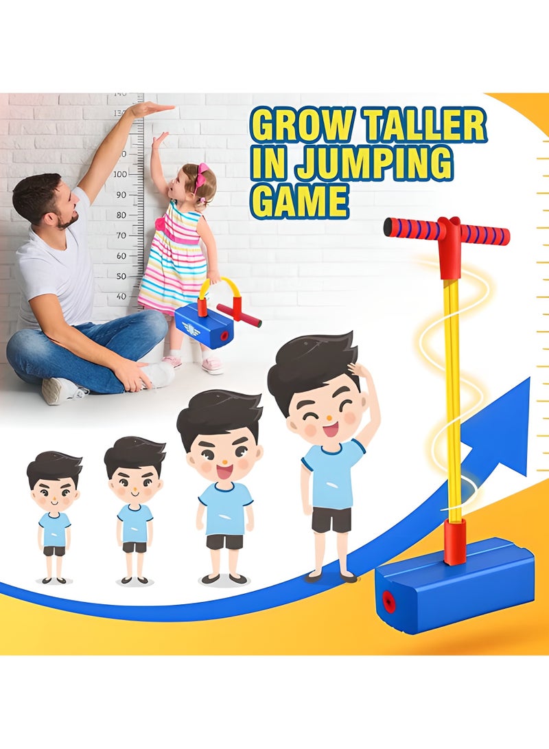 LIXADA Foam Stick for kids- Squeaky Jumping Toy, Safe & Fun Exercise Equipment, Ideal for Outdoor & Indoor Play, Perfect Gift for Birthday, Special Festival- No Battery Required, Indoor Play Equipment|Durable Foam Stick, Kid Toys, Gift for Kids Age 3+ (Blue)  - Image 3