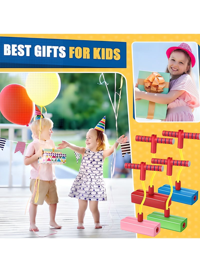 LIXADA Foam Stick for kids- Squeaky Jumping Toy, Safe & Fun Exercise Equipment, Ideal for Outdoor & Indoor Play, Perfect Gift for Birthday, Special Festival- No Battery Required, Indoor Play Equipment|Durable Foam Stick, Kid Toys, Gift for Kids Age 3+ (Blue)  - Image 5
