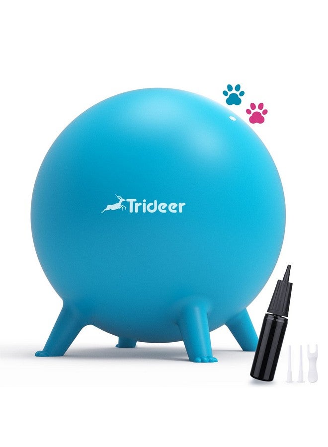Trideer Trideer Flexible Seating for Classroom Elementary, Yoga Ball Chairs for Kids, Wobble Chair of School Supplies for Sensory Kids, Student Desk Chairs for Homeschool (Blue, 55cm)  - Image 1