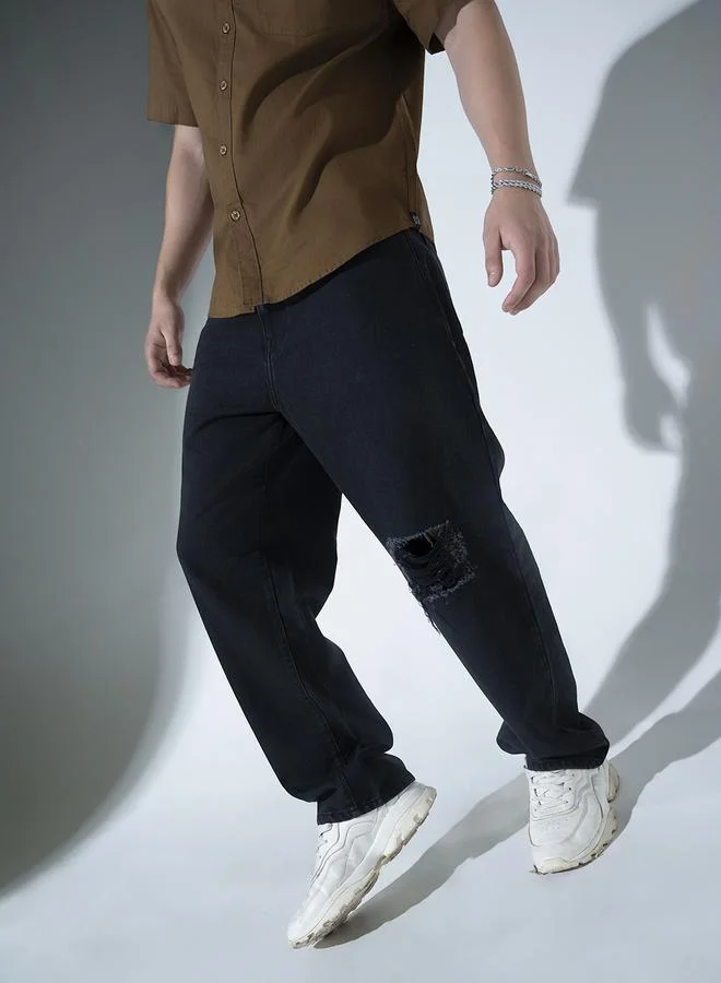 Hubberholme Black Jeans for Men