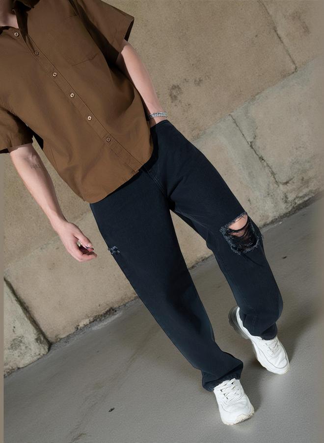 هوبرهولمي جينز أسود للرجال - Image 2