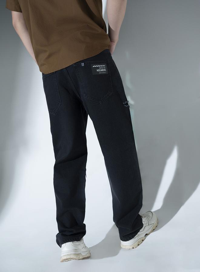 هوبرهولمي جينز أسود للرجال - Image 3