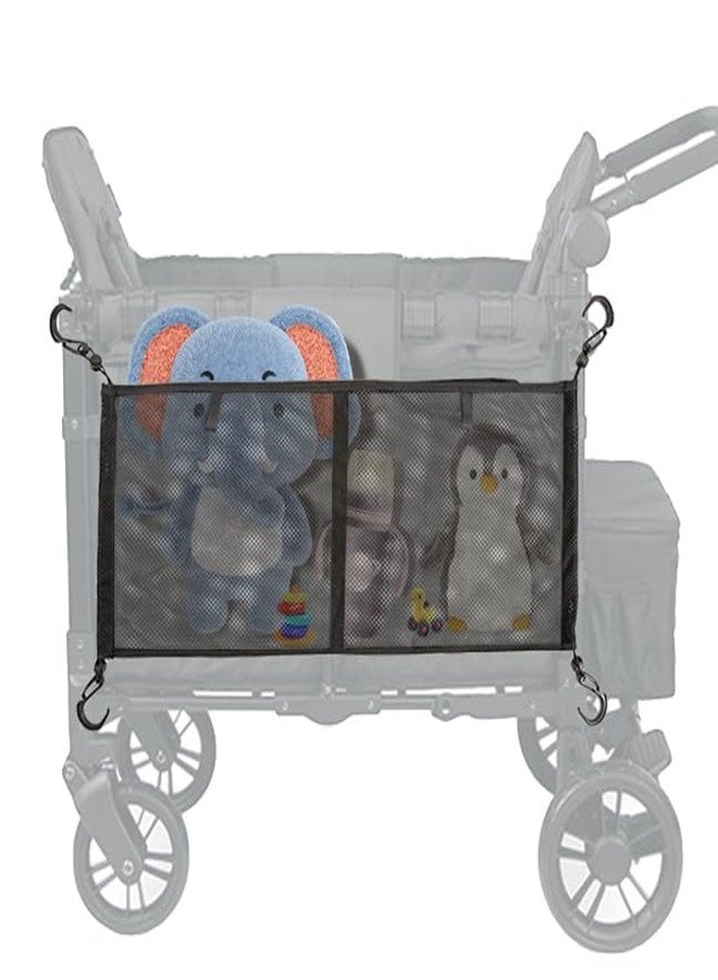 EHRGK Stroller Wagon Cargo Net Organizer,Baby Stroller Storage Bag Mesh Cargo Net,Stroller Wagon Accessories Compatible with Wonderfold All W-Series Models, Black, 2406GJB0694BLAJ01 - Image 1
