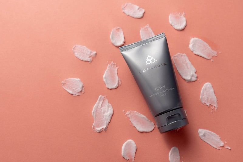 COSMEDIX Glow Bamboo Brightening Facial Mask - PM Exfoliating Facial Scrub for Tired, Dull & Uneven Skin - Anti-Aging Gentle Night Face Exfoliator with Bamboo & Niacinamide - All Skin Types - Image 5