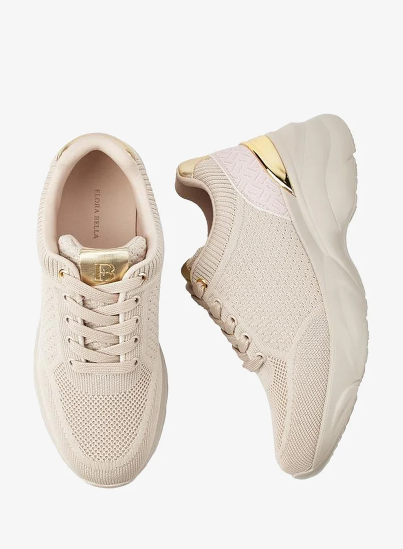 فلورا بيلا من شو إكسبرس أحذية رياضية دانتيل بنقوش