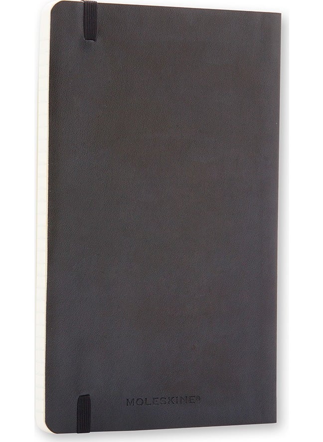 MOLESKINE - Soft Cover Pocket Size Lined Notebook Black 9 x 14 cm - Image 1