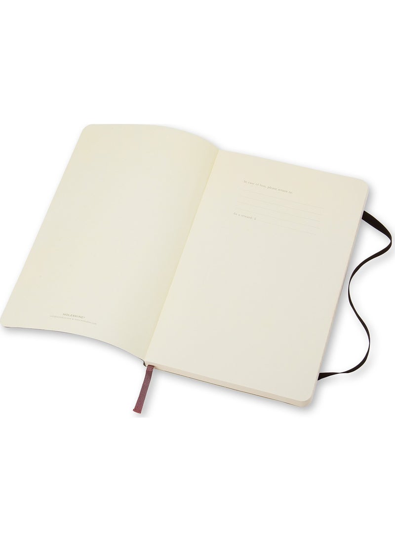 MOLESKINE - Soft Cover Pocket Size Lined Notebook Black 9 x 14 cm - Image 1