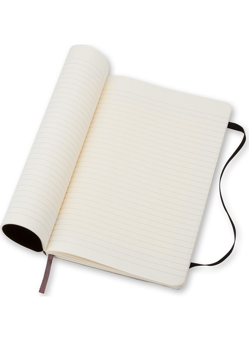 MOLESKINE - Soft Cover Pocket Size Lined Notebook Black 9 x 14 cm - Image 1