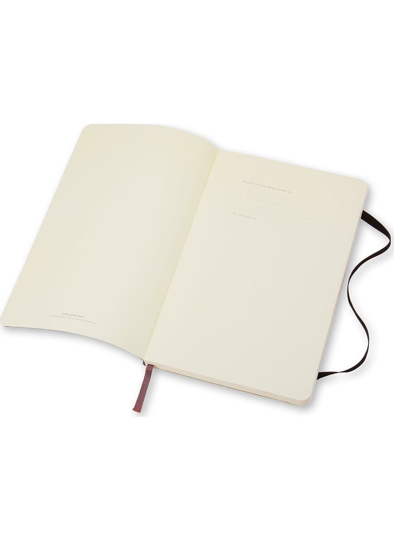 MOLESKINE - Soft Cover Pocket Size Lined Notebook Black 9 x 14 cm - Image 1