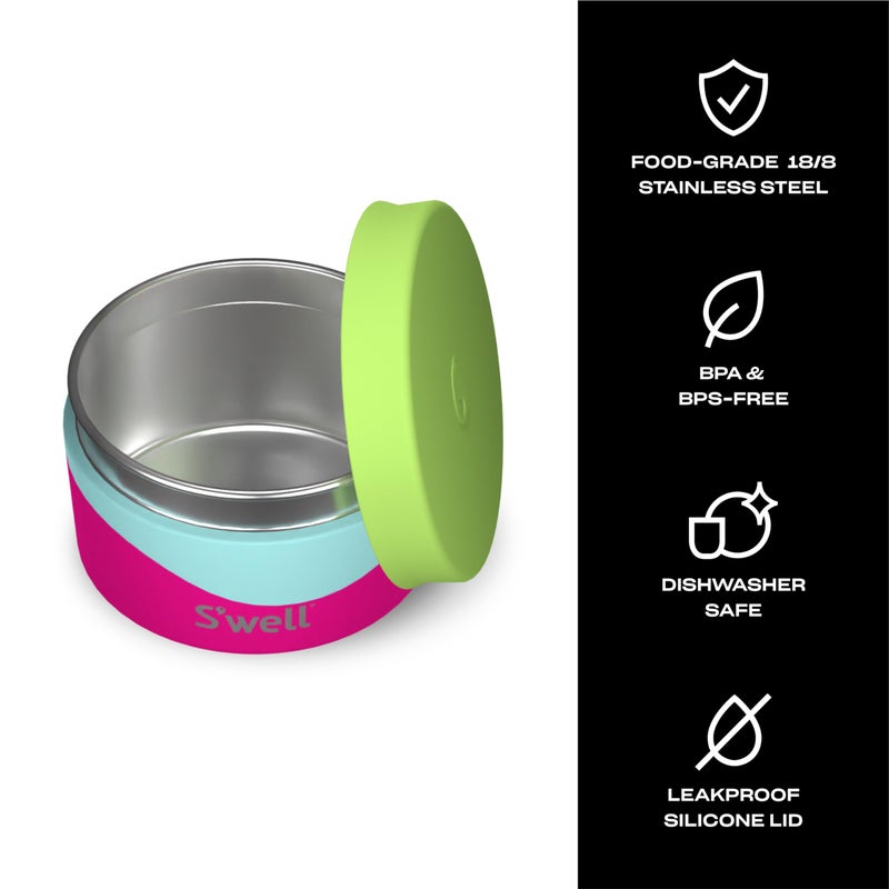 S'well Stainless Steel Food Canister, 10oz, Dragonfruit, Single Walled Durable Construction, BPA Free, Dishwasher Safe - Image 3