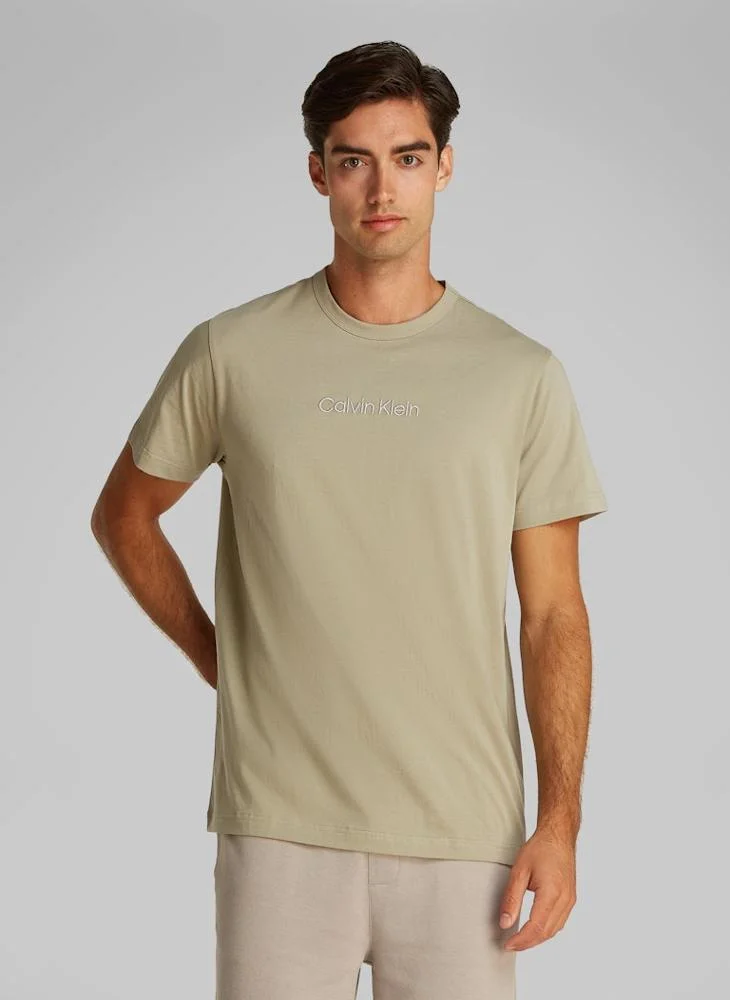 كالفن كلاين Cotton T-Shirt Short Sleeve Lounge T-Shirt