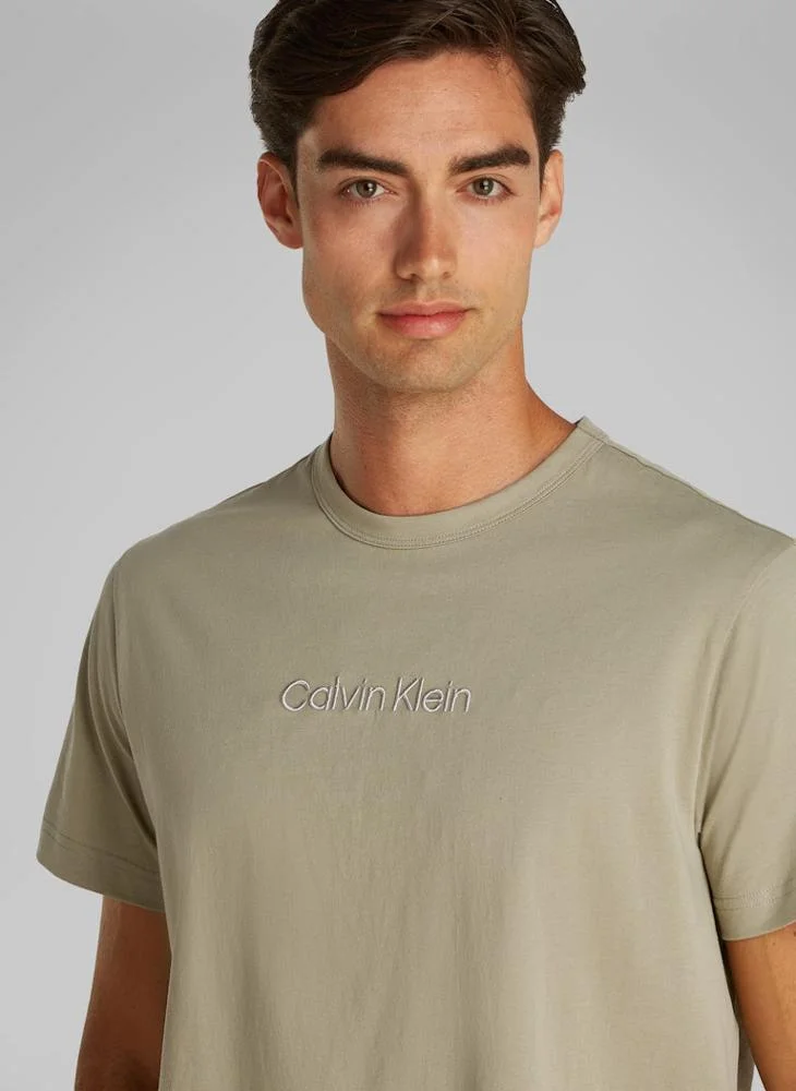 CALVIN KLEIN Cotton T-Shirt Short Sleeve Lounge T-Shirt