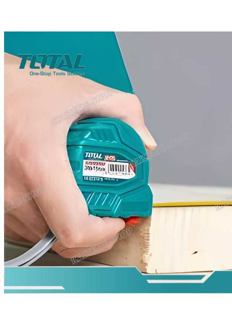 TOTAL Total 3m x 16mm Steel Measuring Tape TMT34316 - Versatile Tool with One-Button Operation and Dual Measurement for Accurate Sizing  - Image 2