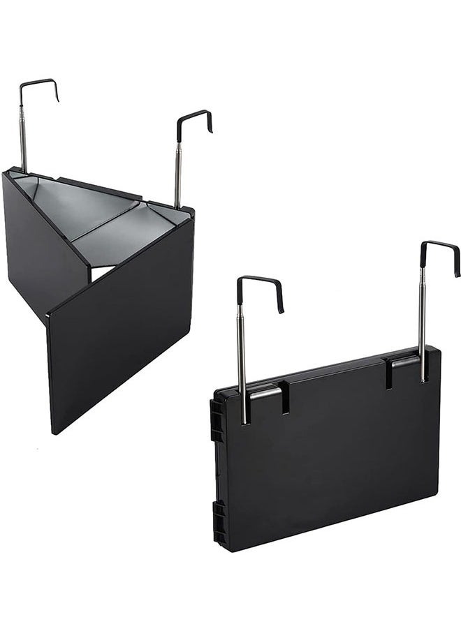 Generic Portable 3 Way Trifold Mirror, 360° Barber Mirror for Hair Cutting,Hair Styling, Shaving, Grooming, Dye Hair and Makeup with Adjustable Height Brackets, Good for Travel Home Bathroom  - Image 1