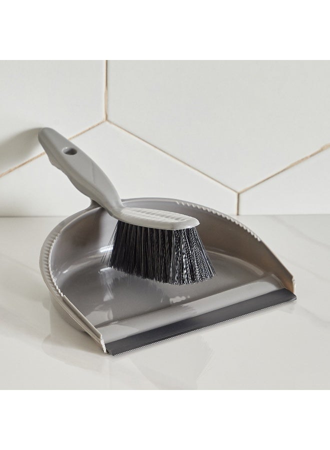 Home Box Gray Dustpan and Brush Set - Image 1
