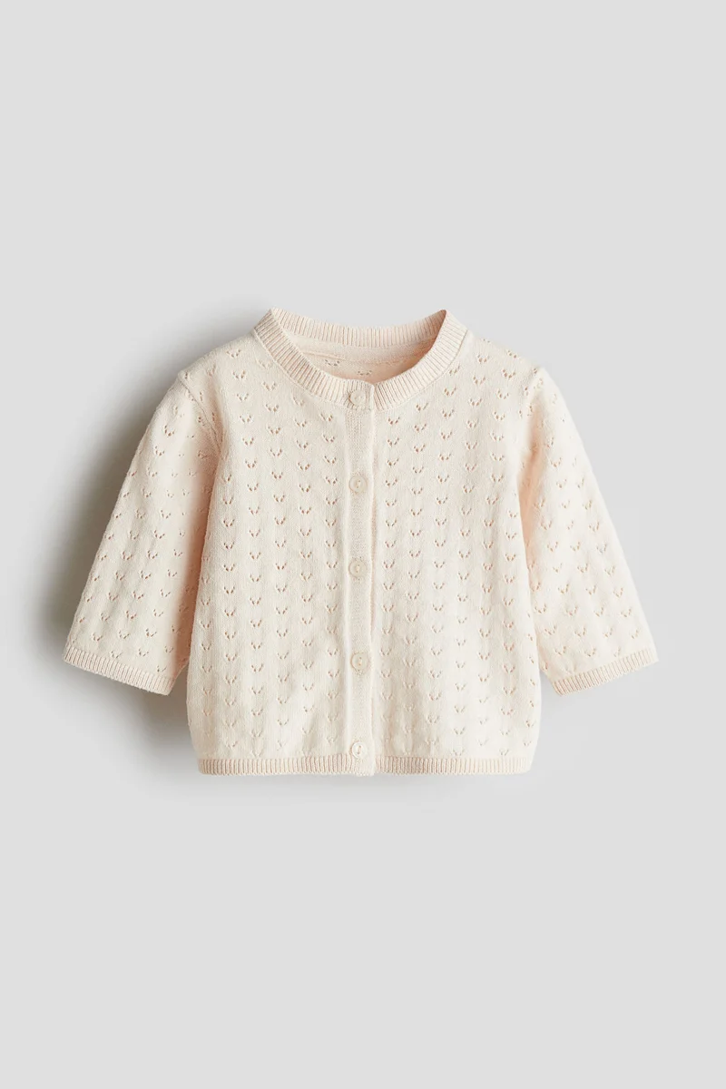 H&M Pointelle-knit cardigan