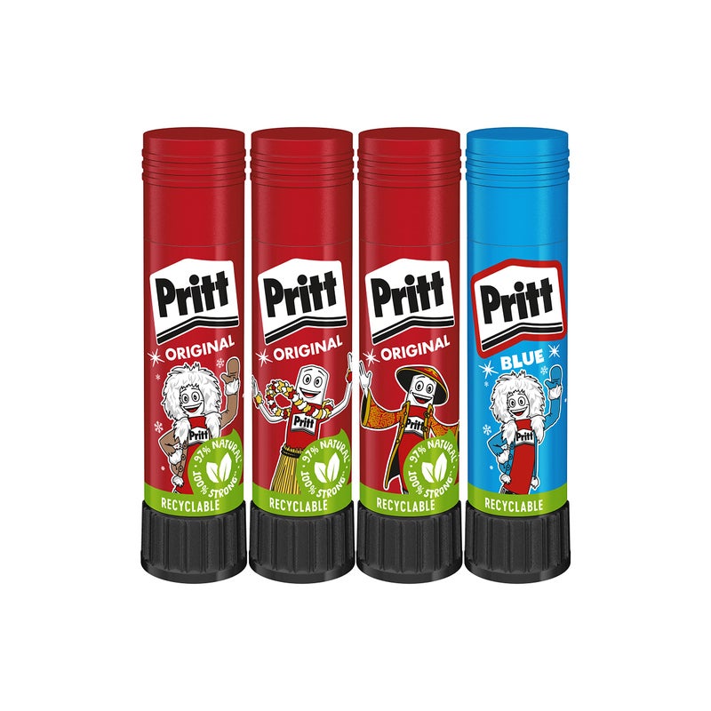 Pritt glue stick 3 * 11g+1 * 10g multipack 2070241 - Image 2