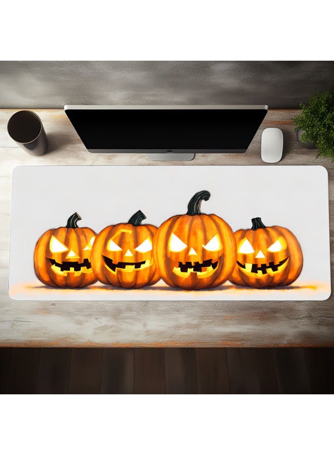 Loquat Leather Mouse Pad Ghost Festival Oversized Pad Computer Book Desk Pad Office Pattern Logo Mouse Pad-Color:60*30*0.2-Pattern:00-17 - Image 1