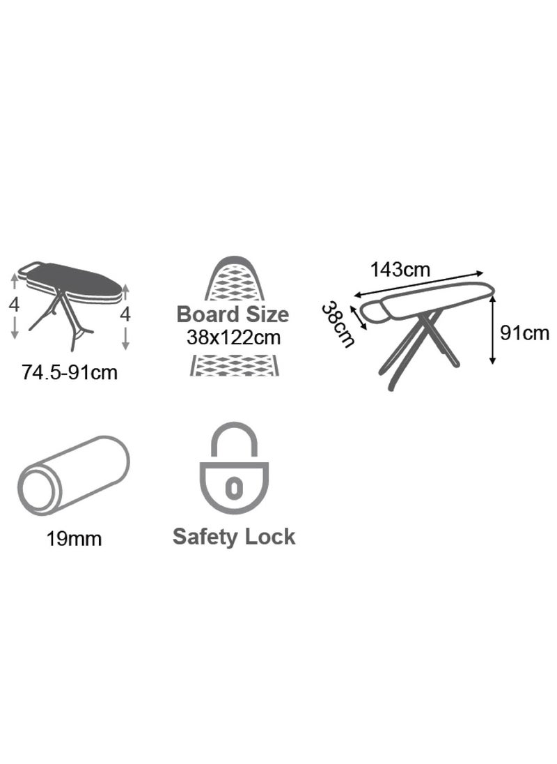 nautilus - Nautilus Ironing Board 38CM Steel - Image 1
