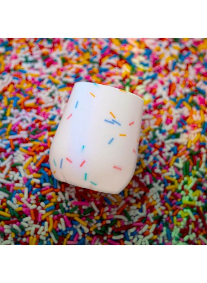 Nuby Silicone Confetti/Sprinkles First Open Training Cup For Baby 2Oz 6+ Months - Image 3