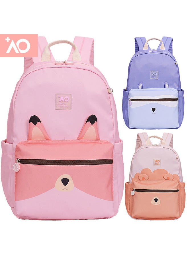Primary School Students' Fashion Schoolbag 2345 Grade 6 Children's Backpack Girls' Large Capacity Lightweight Backpack Trendy Edition-Color:AL0008 Light Blue - Image 2