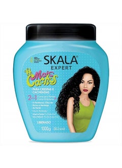 SKALA Hair Type 3ABC Mais Cachos - More Curls Eliminate Anti Frizz, For Curly Hair 2 in 1 Conditioning Treatment Cream and Cream To Comb - 35.2Oz  - Image 3