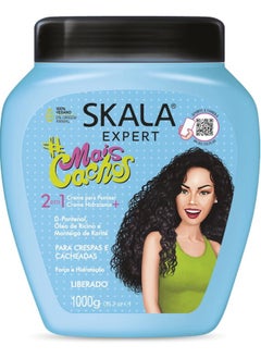 SKALA Hair Type 3ABC Mais Cachos - More Curls Eliminate Anti Frizz, For Curly Hair 2 in 1 Conditioning Treatment Cream and Cream To Comb - 35.2Oz  - Image 2