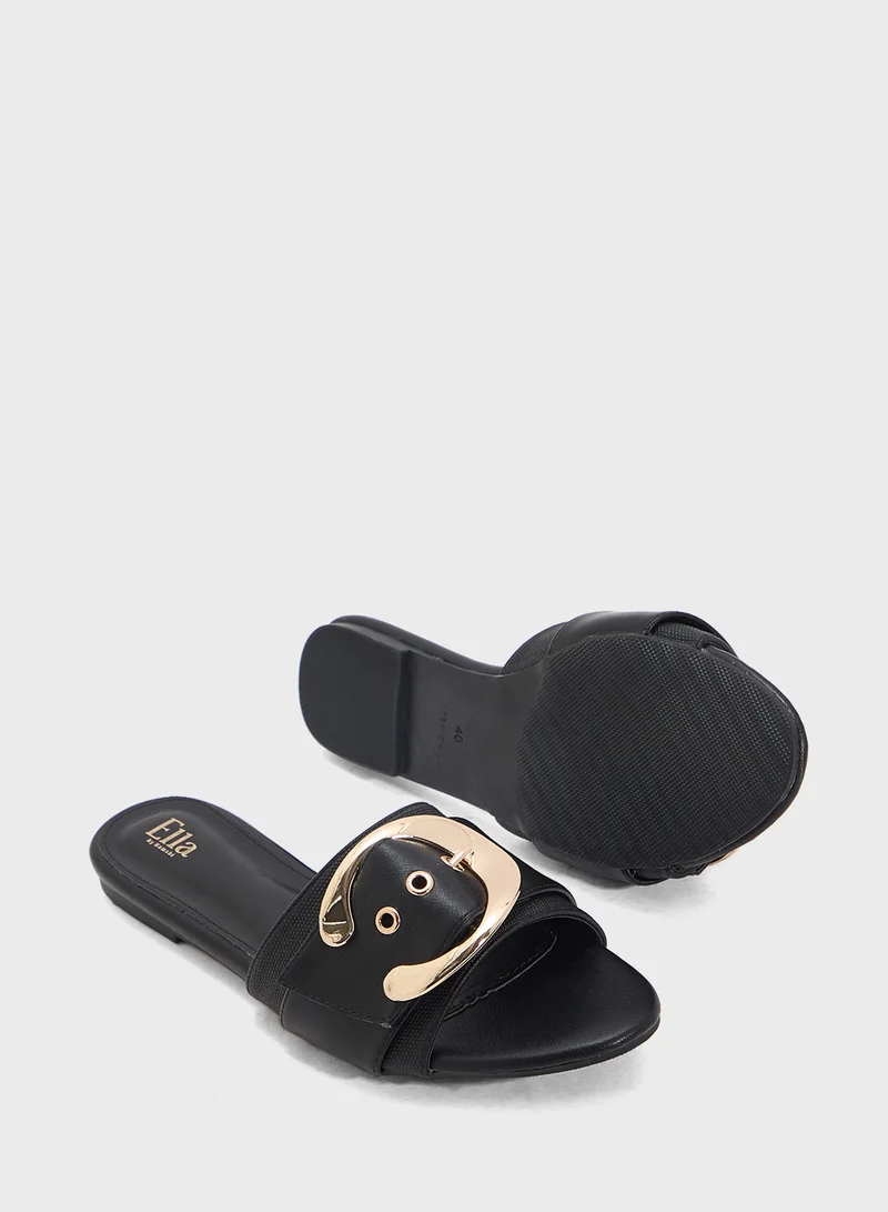 ELLA Flat Sandal With Buckle